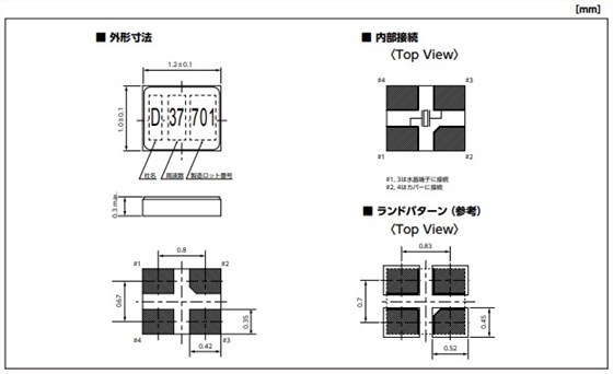 KDS CYRSTAL新推出超小型DSX1210A通信應用晶體