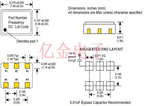 Crystek歐美晶振,CCPD-024網絡設備晶振,CCPD-024X-25‐180.000晶振