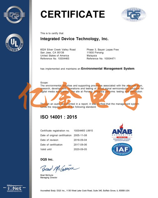 美國IDT CRYSTAL為環保推出的綠色計劃