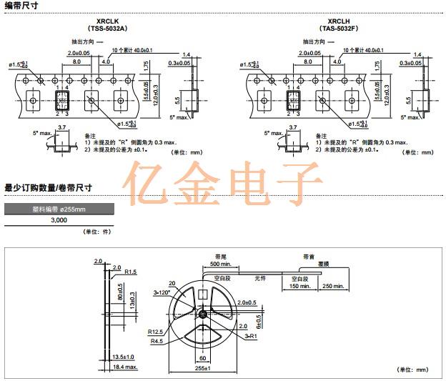 muRata石英晶體諧振器應用以及包裝使用