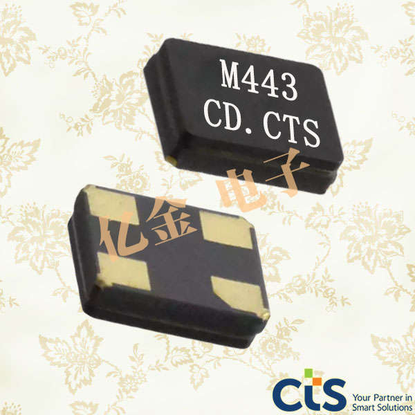 CTS晶振,石英晶體諧振器,443晶振