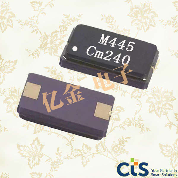 CTS晶振,5032兩腳貼片晶振,445晶振,445C35A12M00000晶振