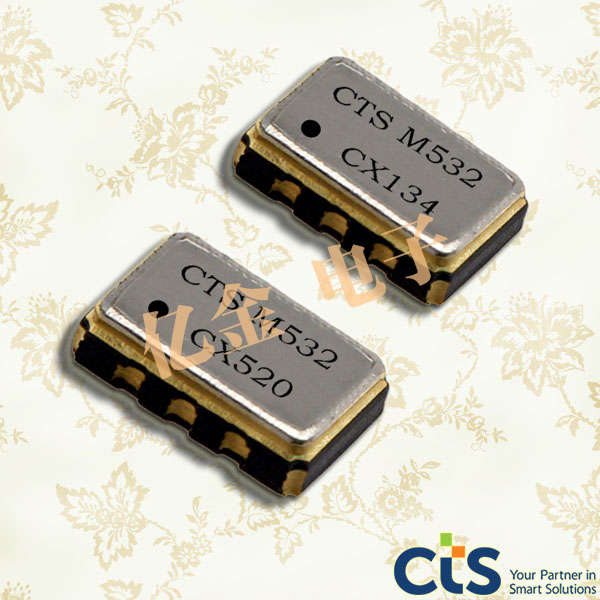 CTS晶振,壓控溫補晶振,532晶振,532L25DT26M0000晶振