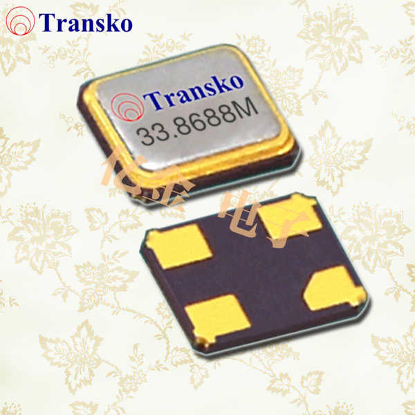 Transko晶振,6G網(wǎng)絡(luò)設(shè)備晶振,CS12-F3050HM05-38.400M-TR四腳晶振